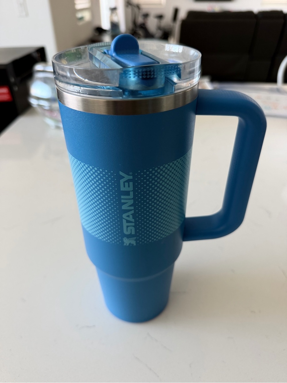 Stanley Blue Travel Mug with Handle